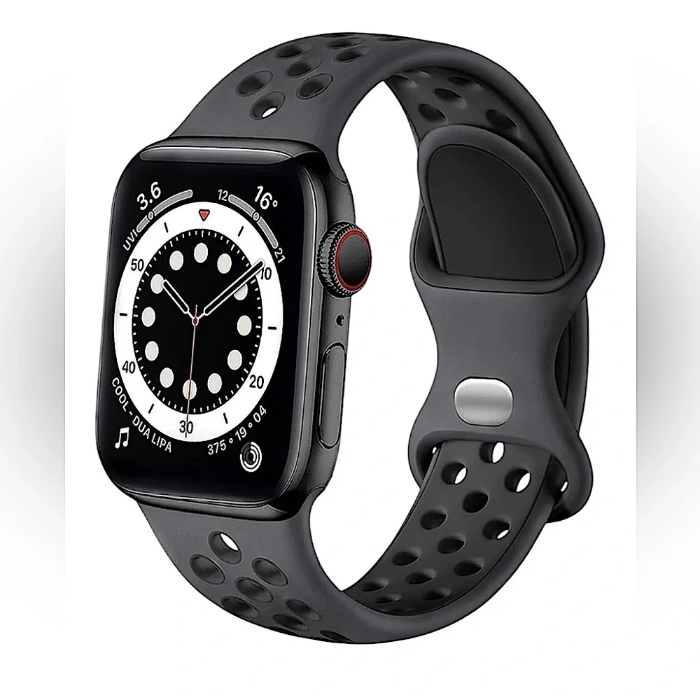Amazon Silicone Black Watch Band 42/44mm